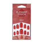 Kunstk&uuml;&uuml;ned Elegant Touch Polish Nails Nancy, Ovaalsed, punased