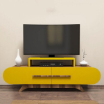 TV-laud Kalune Design 845, 145 cm, pruun/kollane