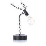 P&otilde;hjap&otilde;dra laualamp valgusketiga DecoKing, 15 LED