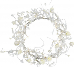 Roosip&auml;rg Valge 21cm, 24 LED tulega voolutoide, IP20