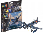 Revell - F4U-4 Corsair Model Set, 1/72, 63955