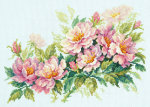 Tikkimiskomplekt Magic Needle "Dog-Rose Flowers" 210-268