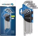 H&ouml;gert Technik Torx v&otilde;tmete komplekt 9-osaline HOGERT HT1W814