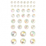 Kleepuvad kristallid, 40 tk