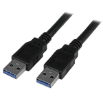 USB 3.0 A kuni A kaabel - STARTECH - 3 m - Must - Andmeedastuskiirus 5 Gbps