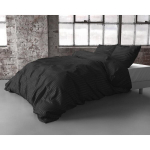 Voodipesukomplekt Dallas, must, mikrofiiber, 220x200 cm