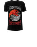 Naiste T-s&auml;rk, L&uuml;hikesed varrukad Metallica Yin Yang