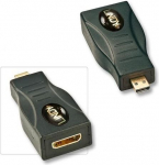 Adapter AV Lindy HDMI Micro - HDMI Mini (41296)