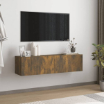 vidaXL teleri seinakapp, suitsutatud tamm, 120 x 30 x 30 cm