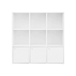 VASAGLE puidust riidekapp avatud riiulitega LBC33WT