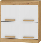 Seinariiul Meblocross Maximus 4D, tamm/valge