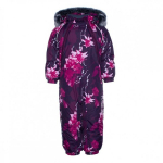 Huppa Laste talvekombe ORION, burgundy pattern, 068