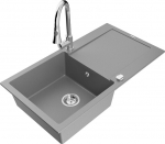 Graniidist k&ouml;&ouml;givalamu Mexen Leo koos segisti ja sifooniga, Grey+Chrome