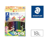 Staedtler V&auml;rvilised pliiatsid 185 C18 Mitmev&auml;rviline 18 T&uuml;kid, osad