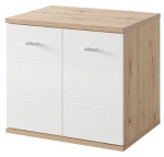 STING 36 vannitoakapp valamuga 2D &ndash; amatiniku tamm / valge, 60 cm