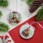Peahelmeste tikkimiskomplekt Abris Art. Pidulik madu (Talvejutt) 13,2x6,6 cm AABT-028