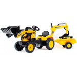 Traktor-ekskavaator j&auml;relk&auml;ruga Minamas Falk 2076N