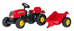J&auml;relk&auml;ruga pedaaltraktor Rolly Toys RollyKid-X, punane