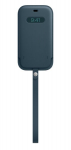 Apple iPhone 12 Pro Max Leather Sleeve with MagSafe, Baltic Blue