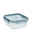 Klaaskarp Evolution hermeetliselt suletava plastikkaanega 18 x 18, 140 cl