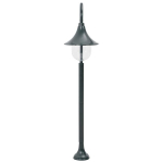 vidaXL aialatern, E27 120 cm, alumiinium, tumeroheline