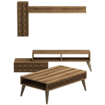 Elutoa m&ouml;&ouml;blikomplekt Kalune Design 845(VI), tumepruun