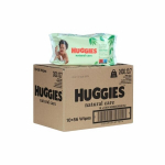 Niisked salvr&auml;tikud Huggies NATURAL CARE 10x56tk