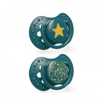 Silikoonist d&uuml;naamilised lutid Lovi Stardust, Green, 6-18 kuud, 2 tk