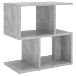 vidaXL &ouml;&ouml;kapp, betoonhall, 50 x 30 x 51,5 cm, puitlaastplaat