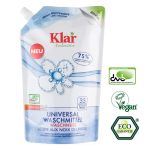 Vedel pesupesemisvahend seebip&auml;hklitega, &ouml;kopakend, Klar Eco, 1,5 L
