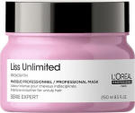 Loreal Professionnel Liss Unlimited juuksemask, mis silub intensiivselt taltsutamatuid juukseid, 250ml
