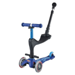 Laste t&otilde;ukeratas Micro Mini 3 in 1 Deluxe Plus, Sinine