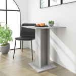 vidaXL bistroolaud, hall Sonoma tamm, 60 x 60 x 75 cm, tehispuit