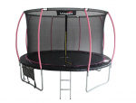 Batuut Lean Sport Max 426 cm, must/roosa