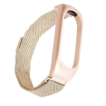 Asendus metallist rihmaga magnetk&auml;ev&otilde;ru rihm Xiaomi Mi Band 3 / 4 / 5 / 6, Kuldne Originaal iStrap