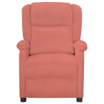 Lamamistool vidaXL, roosa, samet