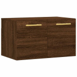 vidaXL seinakapp, pruun tamm, 60 x 36,5 x 35 cm, tehispuit