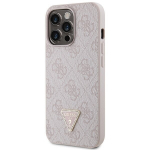 Guess Crossbody 4G metallist &uuml;mbrik logoga, m&otilde;eldud iPhone 13 Pro Max - roosa