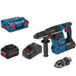 Bosch Professional GBH 18V-26F SDS Plus Hammer Drill, with 2 ProCore 5.5Ah Batteries, Charger, in L-Boxx - 061191000F