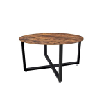 Diivanilaud Vasagle must, pruun