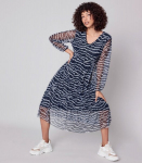 Hailys naiste kleit CA44MILLE KL*3034, tumesinine/valge