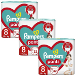 M&auml;hkmed Pampers Pants Jumbo Pack 8 suurus, 96tk