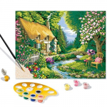 Ravensburger Cart River Cottage numbrid t&auml;iskasvanutele ja 12 -aastastele lastele - maalige kunsti- ja k&auml;sit&ouml;&ouml;komplekt - kodukaunistuse aksessuaarid