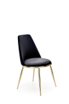 2 tooli komplekt K460, must/kuldne