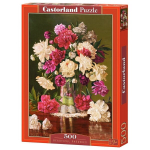 Pusle lilledega Castorland Beautiful Pheonies, 500 tk