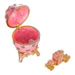 Faberge stiilis keiserlik kroonimismuna, ehtekarp