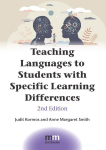 Teaching Languages to Students with Specific Learning Differences, 2nd edition