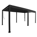 Varikatus Mirador, 3x6xH2,5m, tumehall