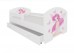 Lastevoodi ADRK Furniture Pepe Girl with wings, 80x160 cm, erinevad v&auml;rvid