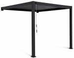 Gazebo Pergola Premium Wall 3x3, antratsiitv&auml;rvi